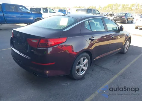 2015 Kia Optima Lx from USA, damaged, VIN 5XXGM4A74FG378478